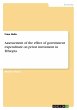 Assessement of the effect of government... - Bild 1