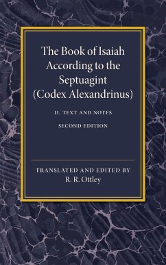 The Book of Isaiah According to the Septuagint