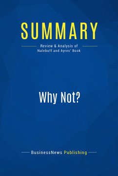 Summary: Why Not? (eBook, ePUB) - BusinessNews Publishing