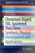 Chromium Doped TiO2 Sputtered Thin Films - Bild 1