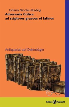 Cover Adversaria Critica. Ad sciptores graecos et latinos (eBook, PDF)