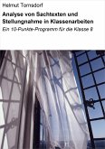 Analyse von Sachtexten und Stellungnahme in Klassenarbeiten (eBook, ePUB)