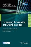 E-Learning, E-Education, and Online Training