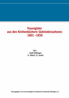 Trauregister aus den Kirchenbüchern Südniedersachsens 1801 -1850