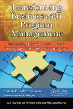 Transforming Business with Program Management - Subramanian, Satish P