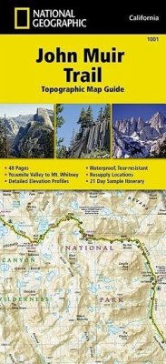 National Geographic Topographic Map Guide John Muir Trail - National Geographic Maps