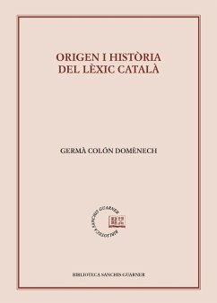 Orígen i història del lèxic català - Colón, Germà