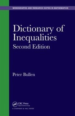 Dictionary of Inequalities - Bullen, Peter