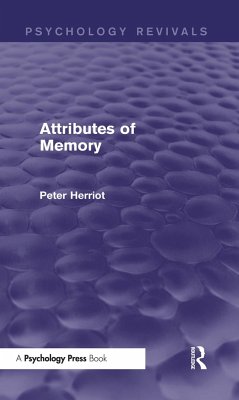 Attributes of Memory - Herriot, Peter