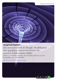 Die Schwarzschild-de Broglie Modifikation der speziellen Relativitätstheorie für massive Feldbosonen (SBM) - Gantert, Siegfried