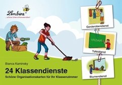 24 Klassendienste. Schöne Organisationskarten für Ihr Klassenzimmer - Kaminsky, Bianca