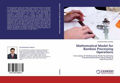Mathematical Model for Bamboo Processing Operations
