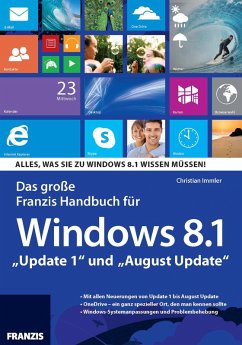 Das große Franzis Handbuch für Windows 8.1 (eBook, ePUB) - Immler, Christian