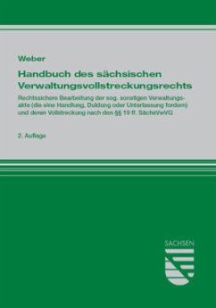 Cover Handbuch des sächsischen Verwaltungsvollstreckungsrechts