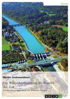 Die Wasserkraftnutzung im Wandel der Zeit (eBook, PDF) - Gschwandtner, Martin