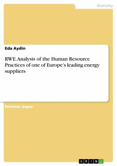 RWE. Analysis of the Human Resource Practices of one of Europe&quote;s leading energy suppliers (eBook, PDF)