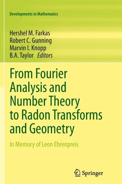 From Fourier Analysis and Number Theory to Radon Transforms and Geometry