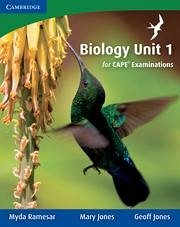 Biology Unit 1 for Cape Examinations - Ramesar, Myda; Jones, Mary; Jones, Geoff