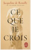 Ce Que Je Crois