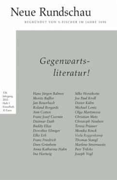 Gegenwartsliteratur!