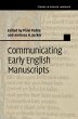 Communicating Early English Manuscripts - Bild 1
