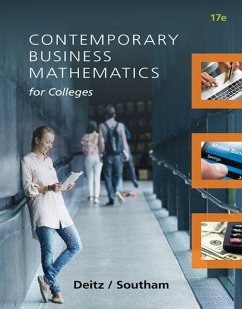 Contemporary Business Mathematics for Colleges, 17e - Deitz, James (Past President of Heald Colleges); Southam, James (San Francisco State University)