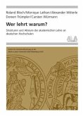Wer lehrt warum? Wer lehrt warum?