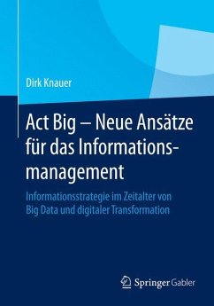 Act Big - Neue Ansätze für das Informationsmanagement - Knauer, Dirk