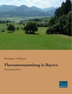Cover Flurnamensammlung in Bayern