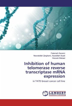 Inhibition of human telomerase reverse transcriptase mRNA expression