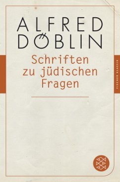 Schriften zu jüdischen Fragen - Döblin, Alfred