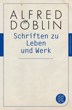 Schriften zu Leben und Werk - Döblin, Alfred