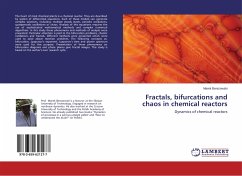 Fractals, bifurcations and chaos in chemical reactors