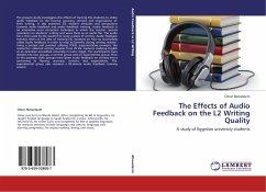 The Effects of Audio Feedback on the L2 Writing Quality
