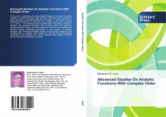 Advanced Studies On Analytic Functions With Complex Order - Aouf, Mohamed K.