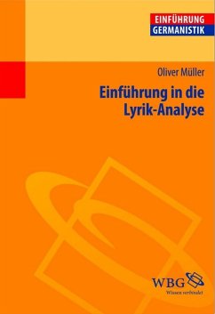 Einführung in die Lyrik-Analyse (eBook, ePUB) - Müller, Oliver