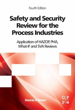 Safety and Security Review for the Process Industries (eBook, ePUB) - Nolan, Dennis P.