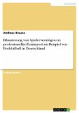 Bilanzierung von Spielervermögen im professionellen Teamsport am Beispiel von Profifußball in Deutschland (eBook, PDF)