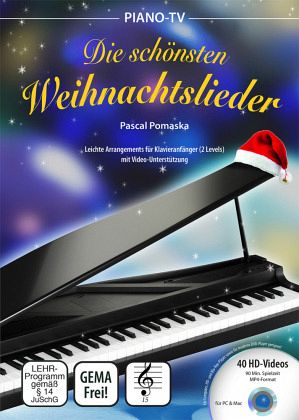 Piano-TV: Die schönsten Weihnachtslieder, m. 1 DVD-ROM Piano-TV: Die schönsten Weihnachtslieder, m. 1 DVD-ROM