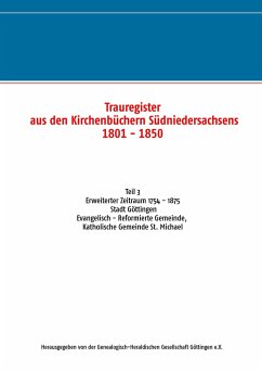 Trauregister aus den Kirchenbüchern Südniedersachsens 1801 - 1850 (1754 - 1875)