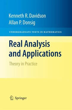 Real Analysis and Applications - Davidson, Kenneth R.;Donsig, Allan P.