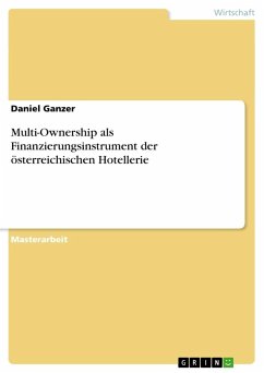 Multi-Ownership als Finanzierungsinstrument der österreichischen Hotellerie - Ganzer, Daniel