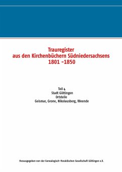Trauregister aus den Kirchenbüchern Südniedersachsens 1801 -1850