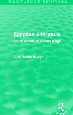 Egyptian Literature (Routledge Revivals) - Budge, E A