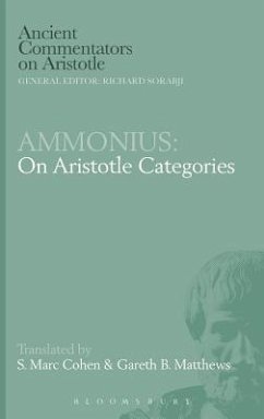 Ammonius - Cohen, S Marc; Matthews, Garethb