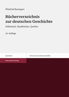 Bücherverzeichnis zur deutschen Geschichte (eBook, PDF)