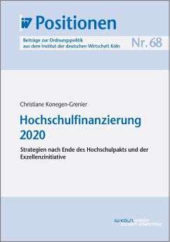 Hochschulfinanzierung 2020 (eBook, PDF) - Konegen-Grenier, Christiane