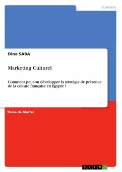 Marketing Culturel. Comment peut-on développer la stratégie de présence de la culture française en Egypte? (eBook, PDF)