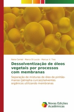 Dessolventização de óleos vegetais por processos com membranas