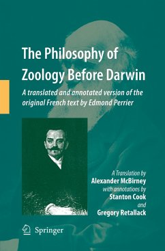 The Philosophy of Zoology Before Darwin - McBirney, Alex;Cook, Stanton